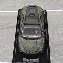 [MR Collection] 1:18 Lamborghini 2023 Huracan Sterrato verde modellino di auto resina