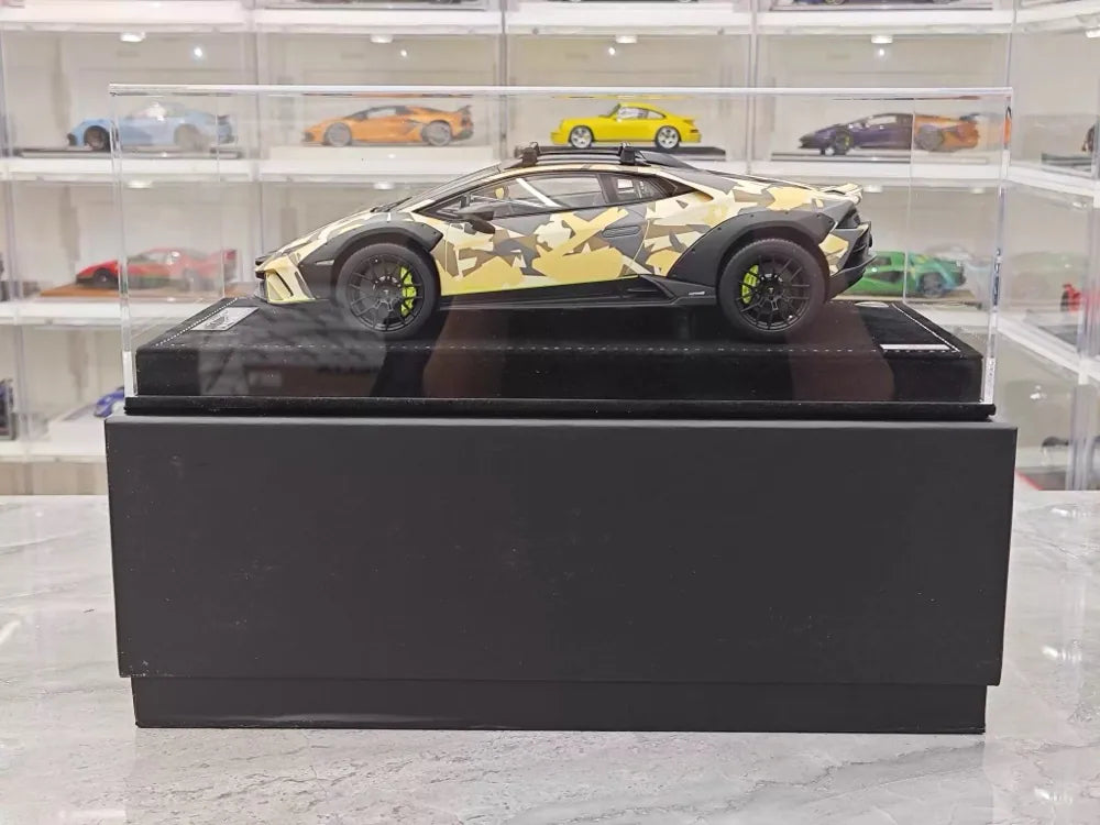 [MR Collection] 1:18 Lamborghini 2023 Huracan Sterrato Yellow Model Car Resin