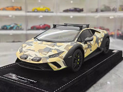 [MR Collection] 1:18 Lamborghini 2023 Huracan Sterrato Yellow Model Car Resin