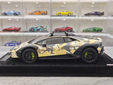 [MR Collection] 1:18 Lamborghini 2023 Huracan Sterrato Yellow Model Car Resin