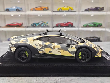 [MR Collection] 1:18 Lamborghini 2023 Huracan Sterrato Yellow Model Car Resin