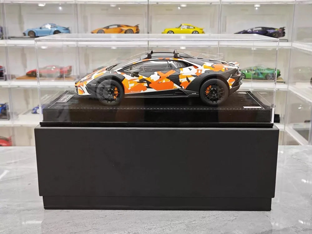 [MR Collection] 1:18 Lamborghini 2023 Huracan Sterrato Orange Model Car Resin