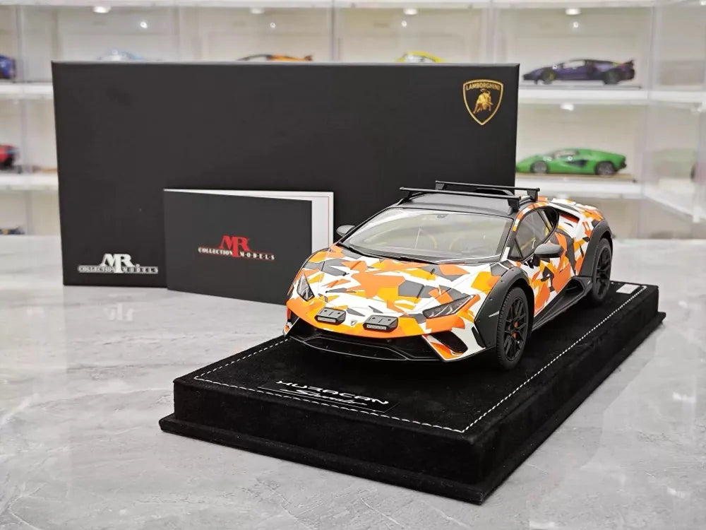 [MR Collection] 1:18 Lamborghini 2023 Huracan Sterrato Orange Model Car Resin