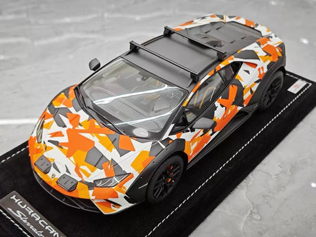 [MR Collection] 1:18 Lamborghini 2023 Huracan Sterrato Orange Model Car Resin