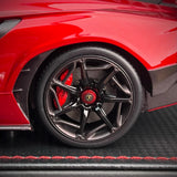 [MR Collection] 1:18 Lamborghini 2023 Invencible Coupe rosso modellino di auto resina