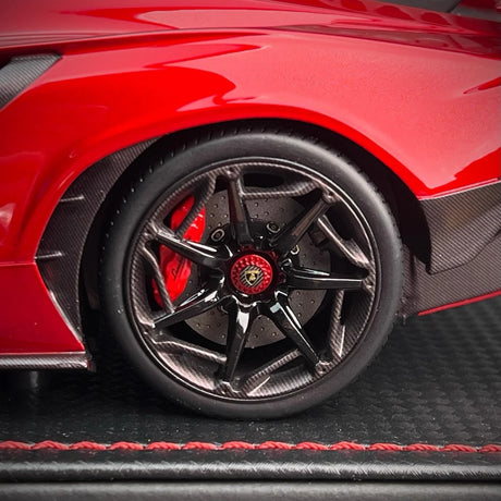 [MR collection] 1:18 Lamborghini 2023 Invencible Coupe rouge voiture miniature Resin