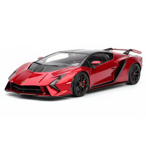 [MR Collection] 1:18 Lamborghini 2023 Invencible Coupe rosso modellino di auto resina