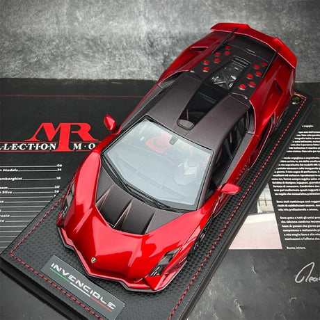 [MR collection] 1:18 Lamborghini 2023 Invencible Coupe rouge voiture miniature Resin