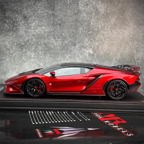 [MR collection] 1:18 Lamborghini 2023 Invencible Coupe rouge voiture miniature Resin