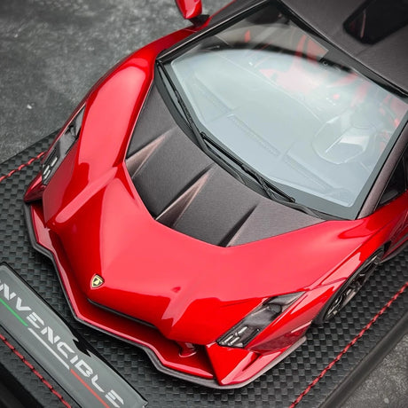 [MR collection] 1:18 Lamborghini 2023 Invencible Coupe rouge voiture miniature Resin