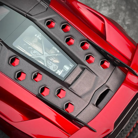 [MR collection] 1:18 Lamborghini 2023 Invencible Coupe rouge voiture miniature Resin