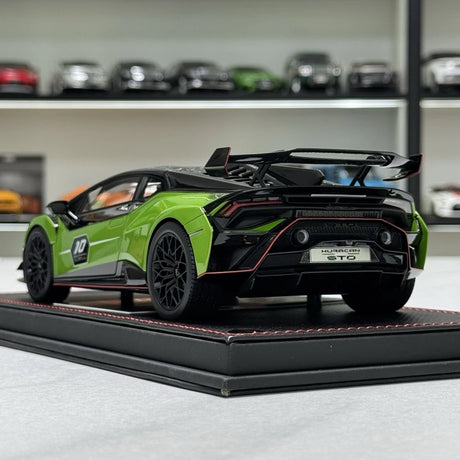[MR collection] 1:18 Lamborghini 2024 Huracán STO 10th Anniversary Edition voiture miniature Resin