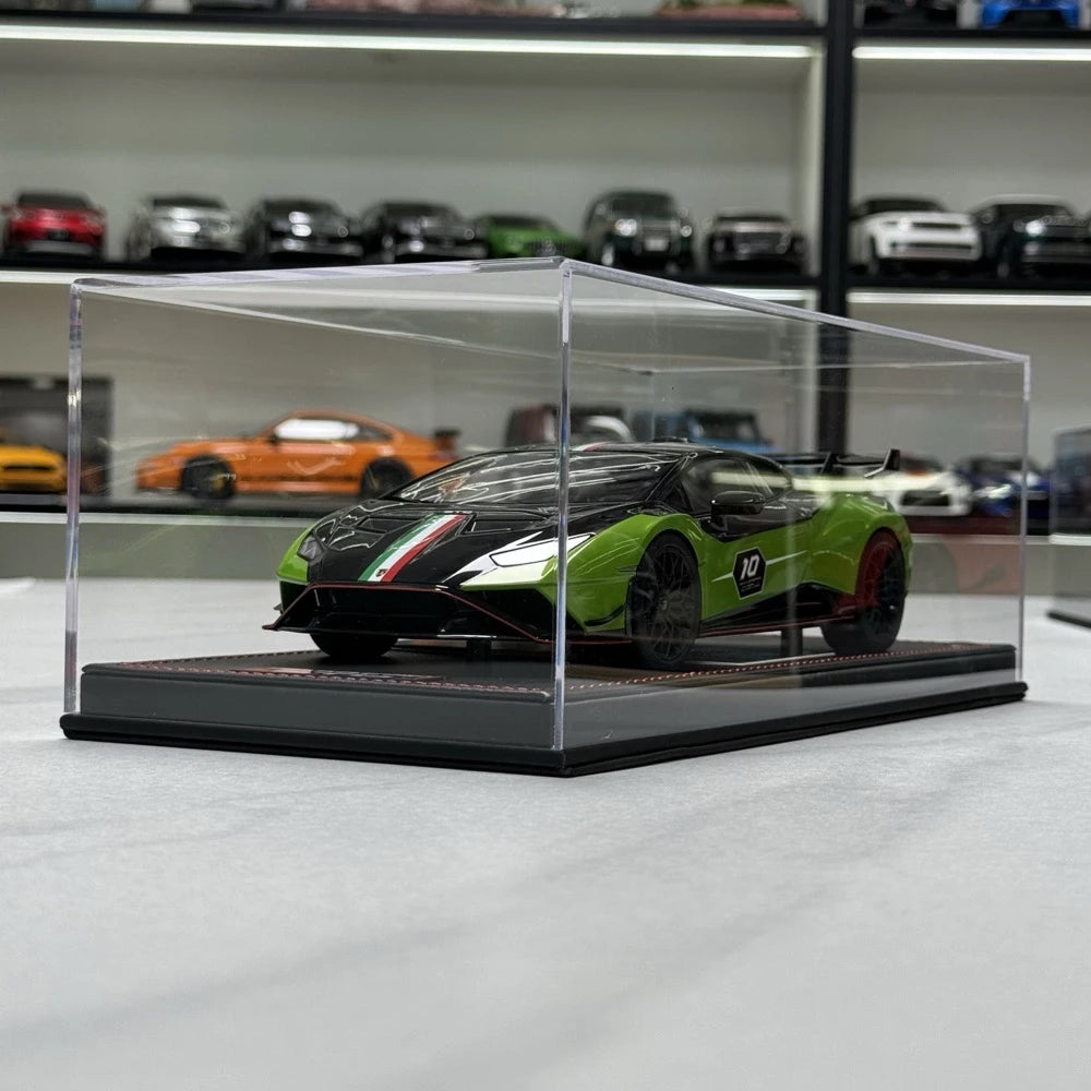 [MR Collection] 1:18 Lamborghini 2024 Huracán STO 10th Anniversary edizione modellino di auto resina