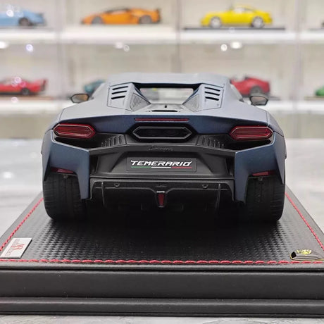 [MR Collection] 1:18 Lamborghini 2024 Temerario AP Blue Model Car Resin