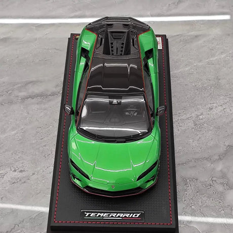 [MR Collection] 1:18 Lamborghini 2024 Temerario AP Green Model Car Resin