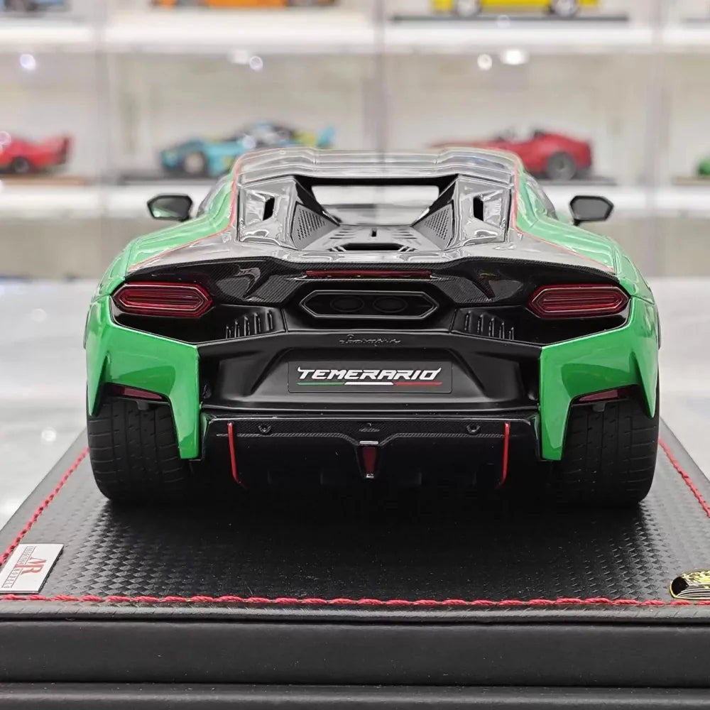 [MR Collection] 1:18 Lamborghini 2024 Temerario AP Green Model Car Resin