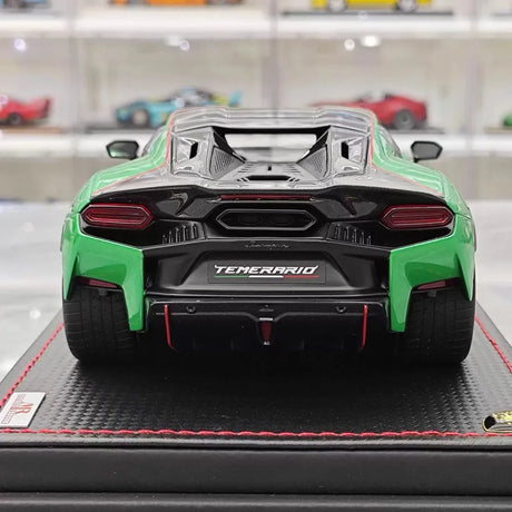 [MR Collection] 1:18 Lamborghini 2024 Temerario AP Green Model Car Resin