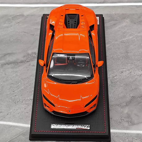 [MR Collection] 1:18 Lamborghini 2024 Temerario AP Orange Model Car Resin
