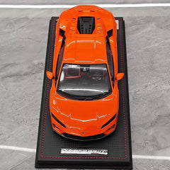 [MR Collection] 1:18 Lamborghini 2024 Temerario AP Orange Model Car Resin