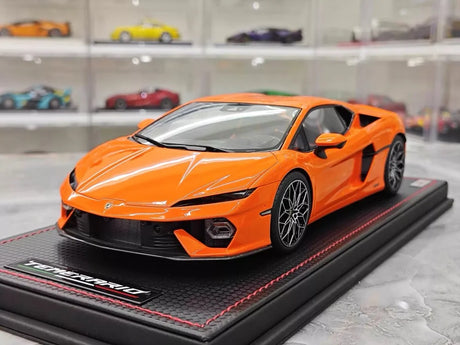[MR Collection] 1:18 Lamborghini 2024 Temerario AP Orange Model Car Resin
