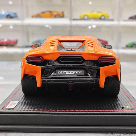 [MR Collection] 1:18 Lamborghini 2024 Temerario AP Orange Model Car Resin