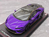 [MR Collection] 1:18 Lamborghini 2024 Temerario AP Purple Model Car Resin