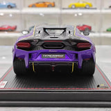 [MR Collection] 1:18 Lamborghini 2024 Temerario AP Purple Model Car Resin