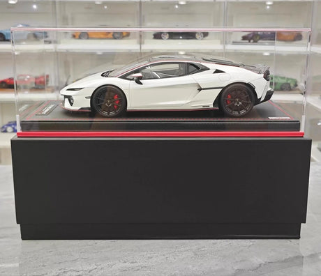[MR collection] 1:18 Lamborghini 2024 Temerario AP blanc voiture miniature Resin
