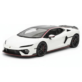 [MR Collection] 1:18 Lamborghini 2024 Temerario AP bianco modellino di auto resina