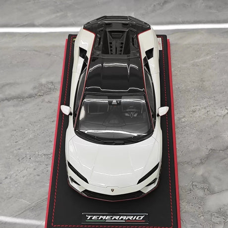 [MR collection] 1:18 Lamborghini 2024 Temerario AP blanc voiture miniature Resin