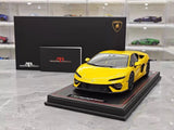 [MR Collection] 1:18 Lamborghini 2024 Temerario AP Yellow Model Car Resin