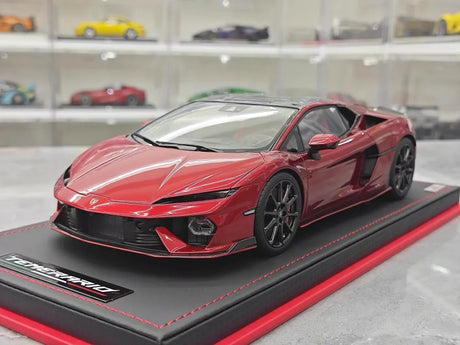 [MR Collection] 1:18 Lamborghini 2024 Temerario Red Model Car Resin