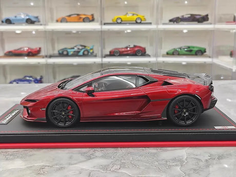 [MR Collection] 1:18 Lamborghini 2024 Temerario Red Model Car Resin