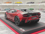 [MR Collection] 1:18 Lamborghini 2024 Temerario Red Model Car Resin
