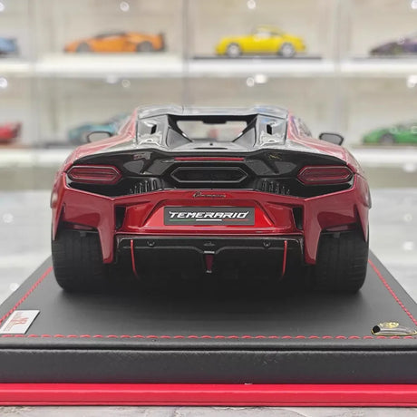 [MR Collection] 1:18 Lamborghini 2024 Temerario Red Model Car Resin