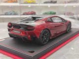 [MR Collection] 1:18 Lamborghini 2024 Temerario Red Model Car Resin