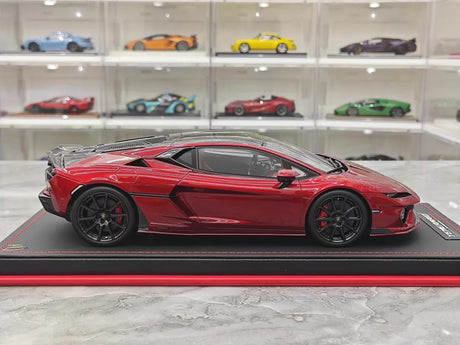 [MR Collection] 1:18 Lamborghini 2024 Temerario Red Model Car Resin