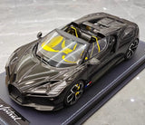 [MR Collection] 1:18 Bugatti W16 Mistral Roadster Black Model Car Resin