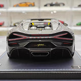 [MR Collection] 1:18 Bugatti W16 Mistral Roadster Black Model Car Resin