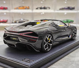 [MR Collection] 1:18 Bugatti W16 Mistral Roadster Black Model Car Resin