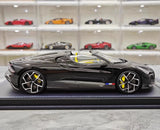 [MR Collection] 1:18 Bugatti W16 Mistral Roadster Black Model Car Resin