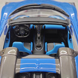 [MR Collection] 1:18 Bugatti W16 Mistral Roadster Blue Model Car Resin