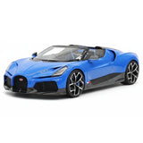 [MR Collection] 1:18 Bugatti W16 Mistral Roadster Blue Model Car Resin