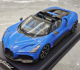 [MR Collection] 1:18 Bugatti W16 Mistral Roadster Blue Model Car Resin