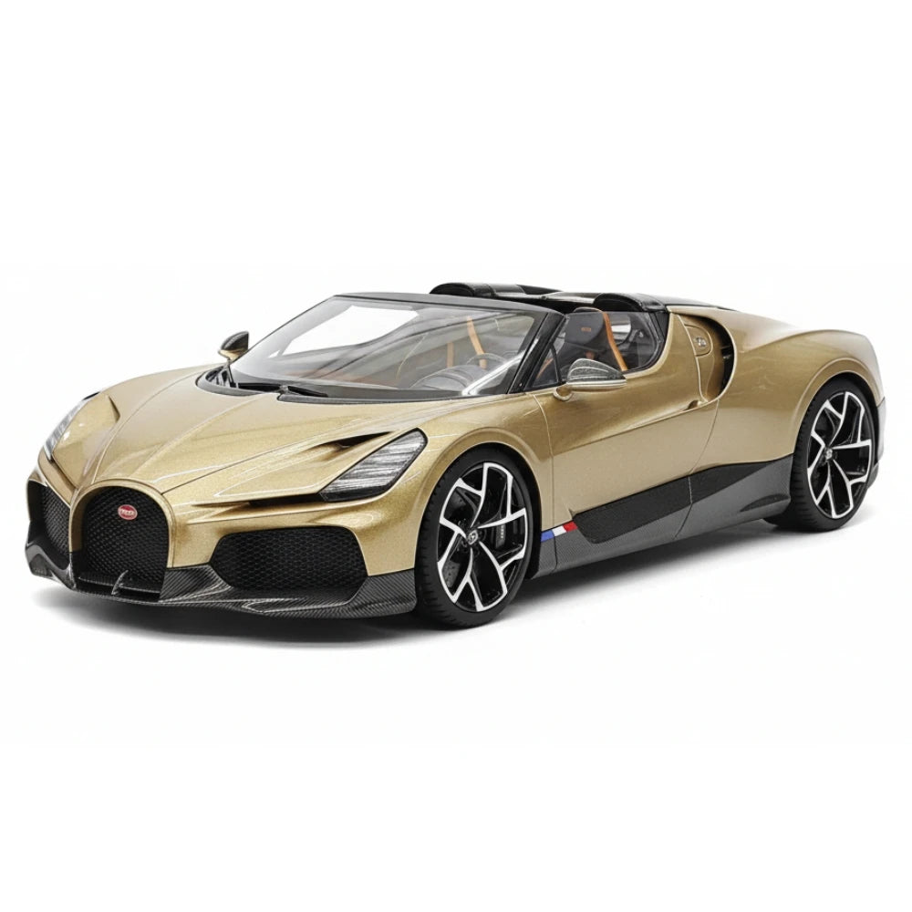 [MR Collection] 1:18 Bugatti W16 Mistral Roadster ゴールド モデルカー レジン