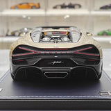 [MR Collection] 1:18 Bugatti W16 Mistral Roadster Gold Model Car Resin