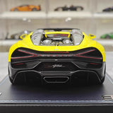 [MR Collection] 1:18 Bugatti W16 Mistral Roadster Yellow Model Car Resin