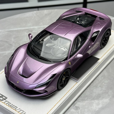 [MR Collection] 1:18 Ferrari 2019 F8 Tributo paars modelauto Hars
