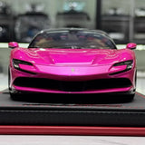 [MR Collection] 1:18 Ferrari 2019 SF90 Stradale Purple Model Car Resin