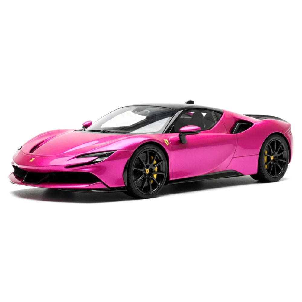 [MR Collection] 1:18 Ferrari 2019 SF90 Stradale Purple Model Car Resin